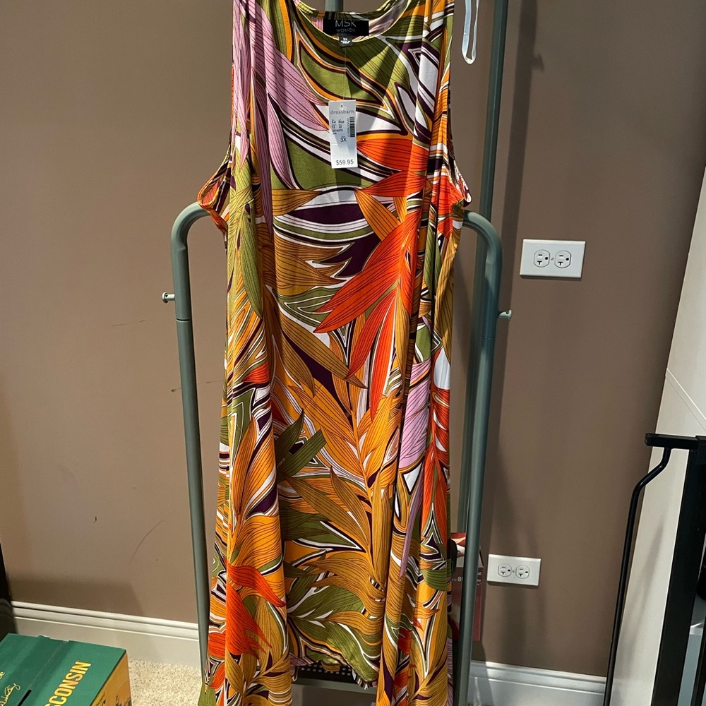 Fun, flowy tropical dress
